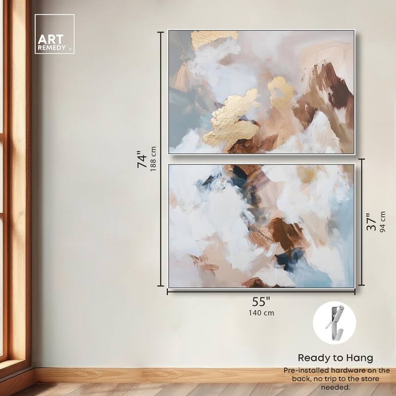 Earth's Palette II Canvas Set of 2 by Art Remedy