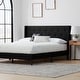 preview thumbnail 34 of 35, Brookside Isabelle Button Tufted Wingback Upholstered Bed