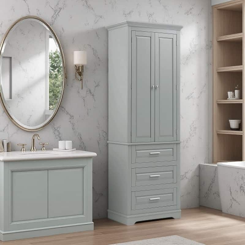 Option Grey 3 Drawers
