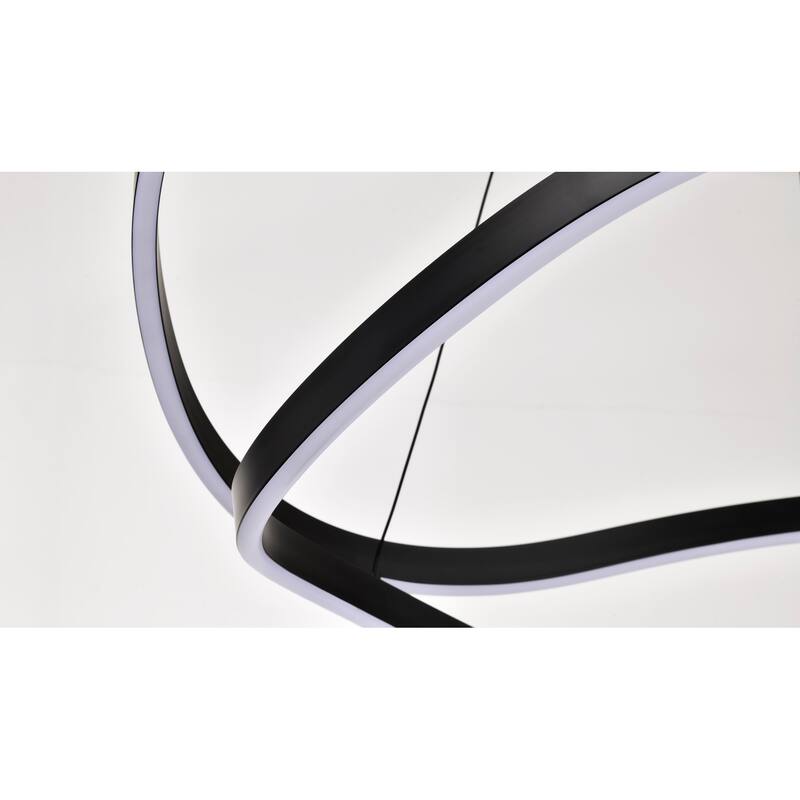Sylas 36 Inch LED Pendant Matte Black Finish - Matte Black