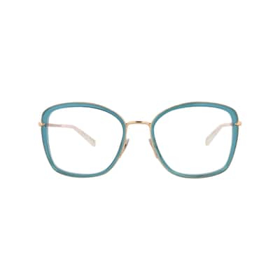 Pomellato Square-Frame Acetate Optical Frames - Blue Gold Transparent - N/A