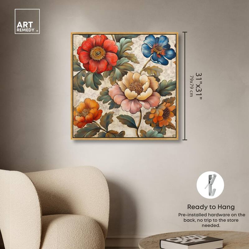 Golden Gardenia II Canvas by Art Remedy