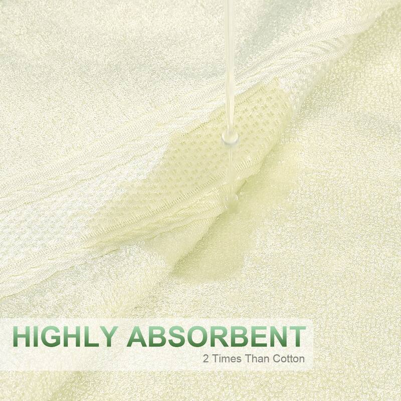 4Pcs Bath Towels Soft Absorbent 27"x54" - 70 x 140cm/27 x 54 inch