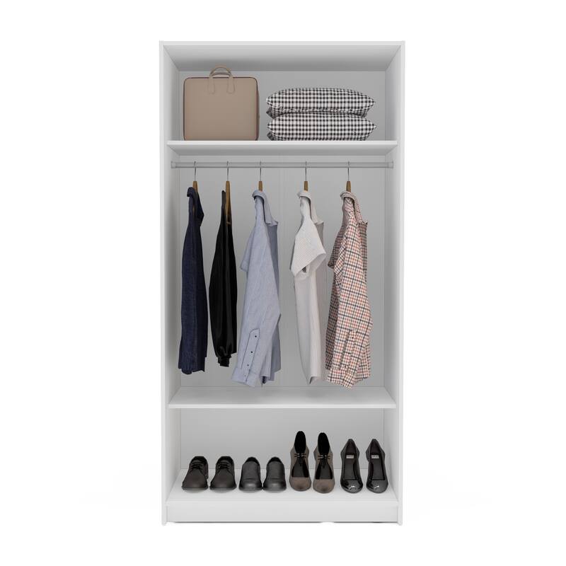 Polifurniture Denmark Wardrobe with 2 Sliding Doors
