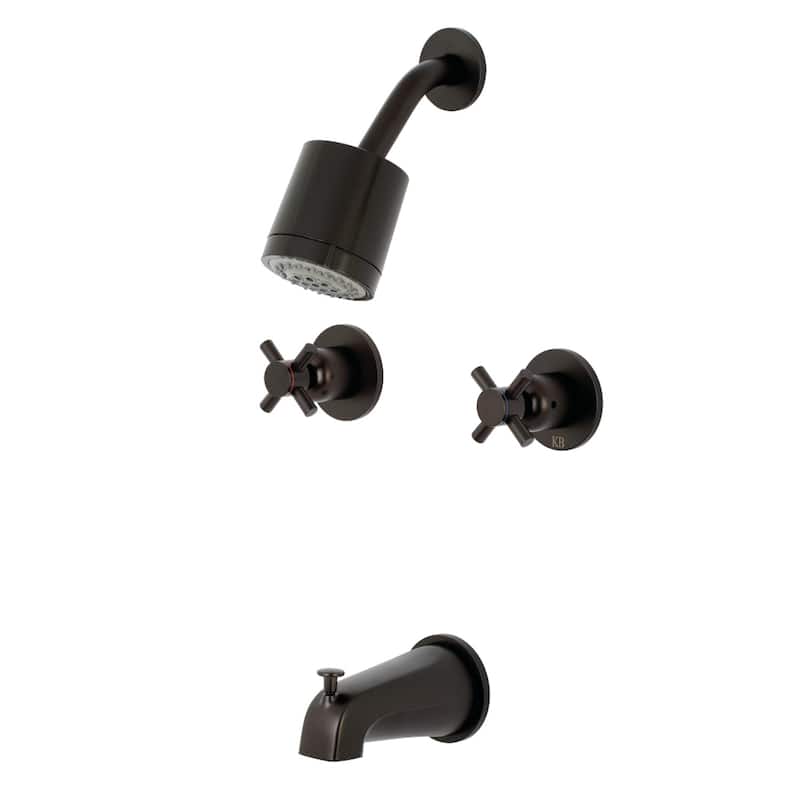 Concord Two-Handle Tub and Shower Faucet - Oil Rubbed Bronze