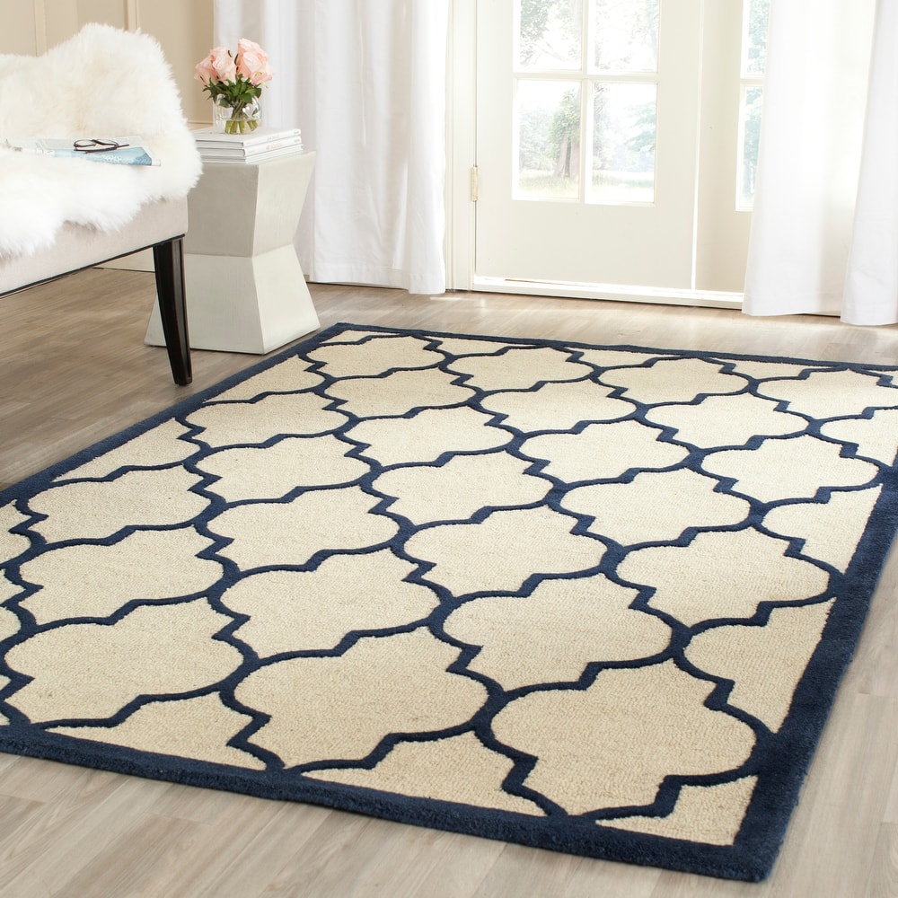 SAFAVIEH Handmade Cambridge Oddny Moroccan Trellis Wool Rug