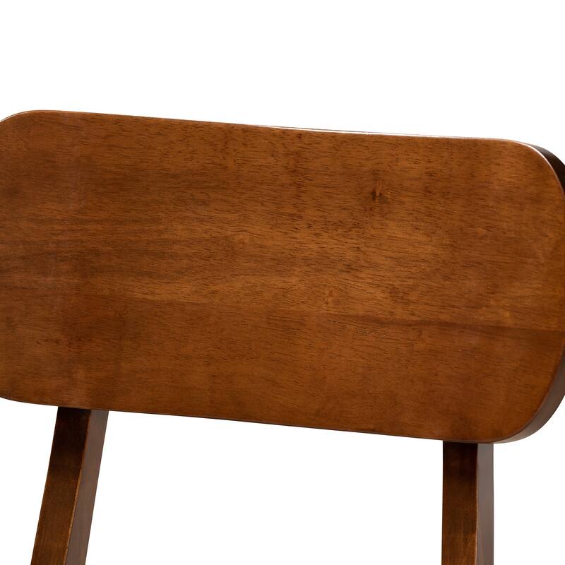 Euclid Mid-Century Modern 2-Piece Dining Chair Set
