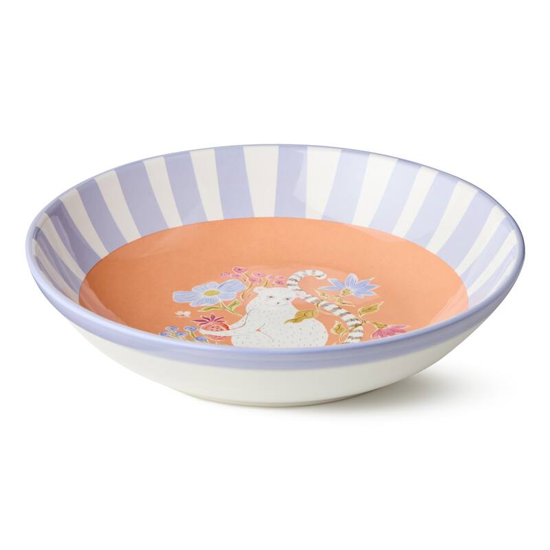 Certified International Menagerie 128 oz. Serving Bowl 13" x 3" - 13.00"L x 13.00"W x 3.00"H
