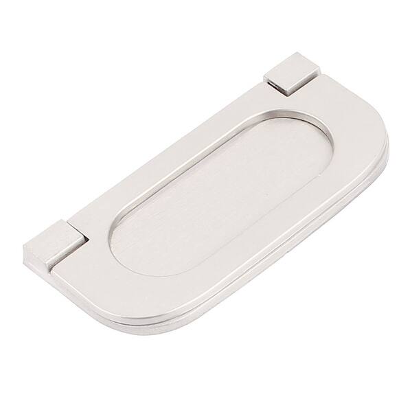 Shop Cupboard Drawer Metal Flush Mount Door Pull Handle Silver