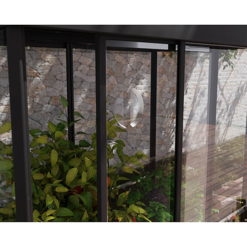 Ivy 4 ft. x 2 ft. Black/Clear Mini Greenhouse Kit - 4ft. x 2ft.