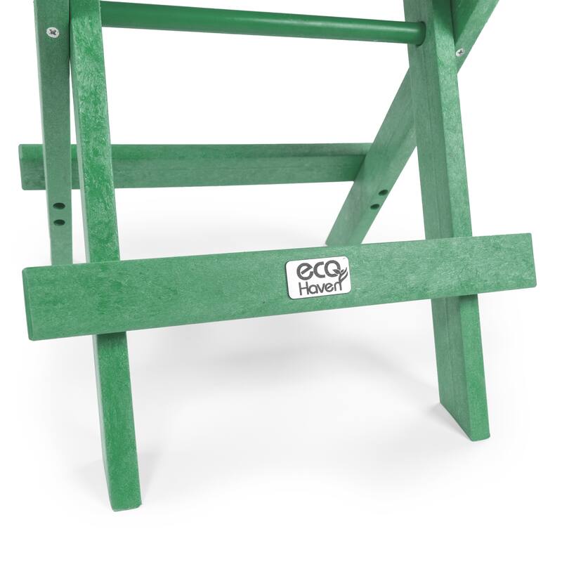 San Juan Fully Assembled All-Weather Recycled HDPE Outdoor Folding Bistro table