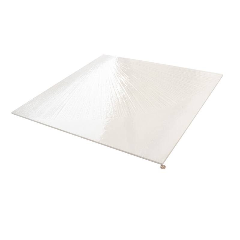 Imprint 36x36 White Porcelain Large Format Square Dandelion Wall and Floor Tile (17.67 sq ft/case) - 2 Pack
