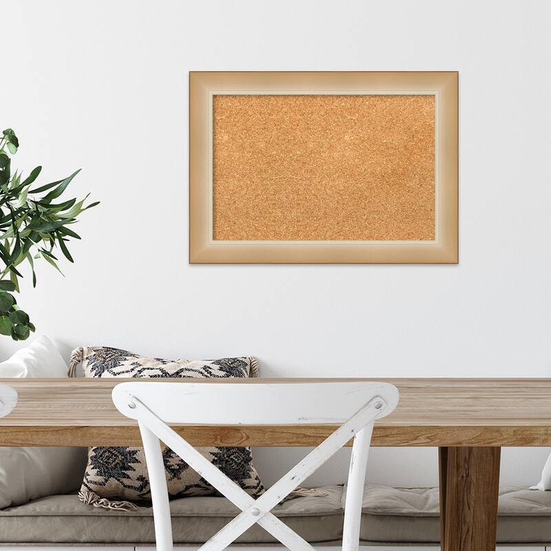 Eva Narrow Framed Cork Bulletin Memo Board