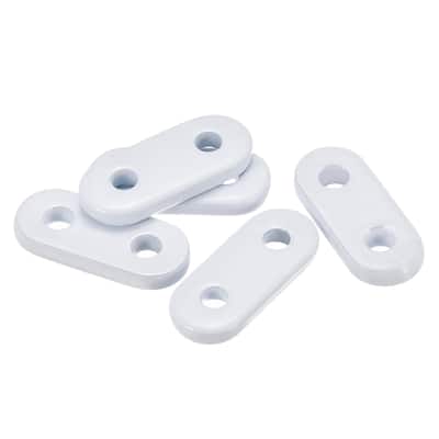 Curtain Weights - 12g, Iron Weight for Curtains Tablecloth Flags 10Pcs - White