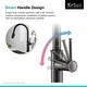 preview thumbnail 78 of 147, Kraus 2-Function 1-Handle 1-Hole Pulldown Sprayer Brass Kitchen Faucet