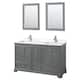 Option Dark Gray, Chrome Trim, White Quartz Top