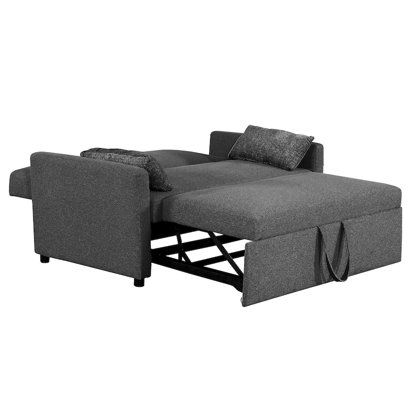 Taite 58 in. Convertible Pull Out Sleeper Sofa Bed