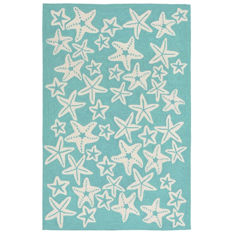 Liora Manne Capri Starfish Indoor/Outdoor Rug
