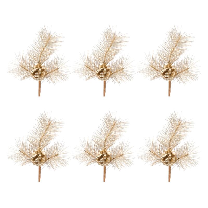 Pine Pick (Set of 6) - Gold