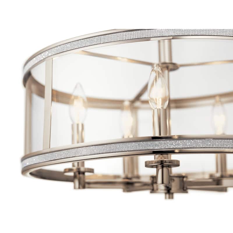 Kichler Lighting Angelica 5-Light Polished Nickel Pendant Light