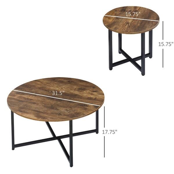 Round Coffee Table Set of 2 - Bed Bath & Beyond - 41428324