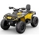 preview thumbnail 15 of 27, 2 Seater Ride On Car,24V Licensed Can-Am Electric ATV Car for Kids Yellow