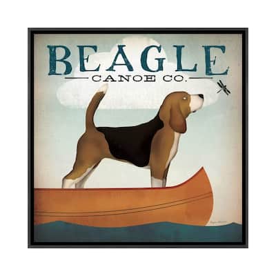 iCanvas "Beagle Canoe Co. " by Ryan Fowler Framed