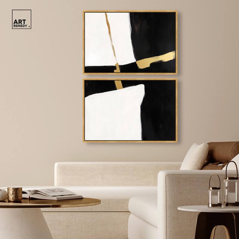Urban Grid II Canvas Set of 2 by Art Remedy