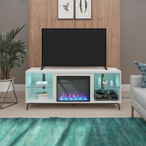 Avenue Greene Melanie Fireplace TV Stand for TVs up to 70 inches