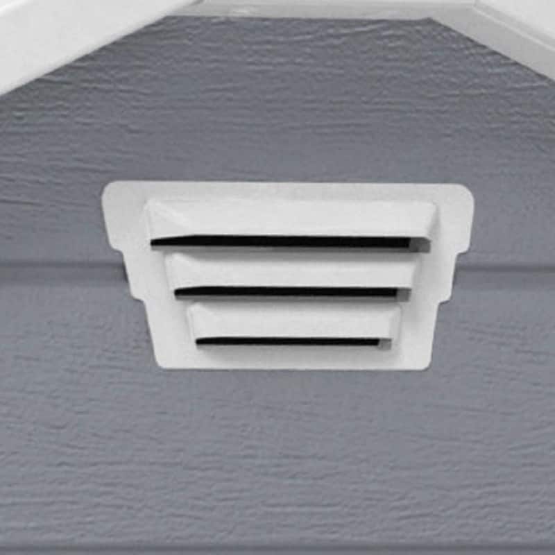 Keter 213413 Manor 6 X 8 Foot Resin All Weather Outdoor Tool Storage Shed, Grey - 157.7