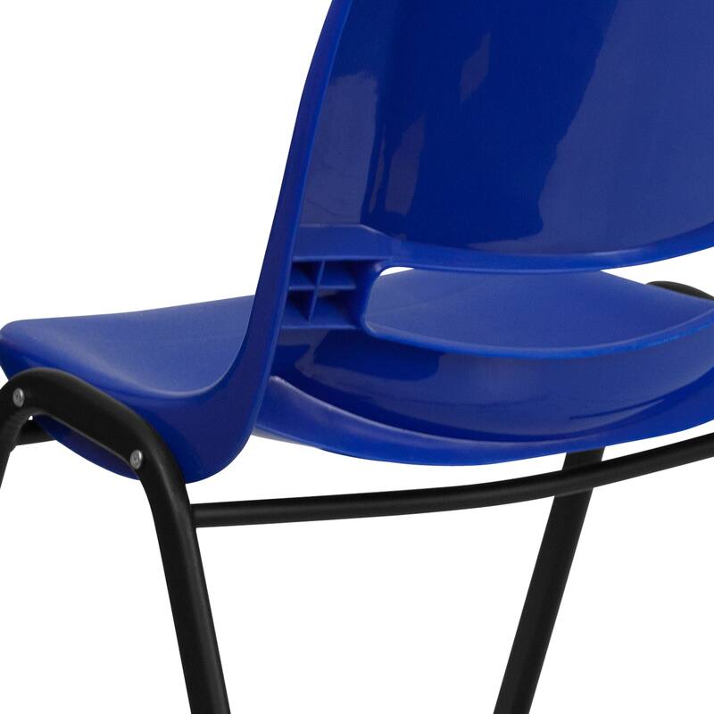 5 Pack 440 lb. Capacity Kid's Ergonomic Shell Stack Chair - 19.25"D x 15.25"W x 24.5"H