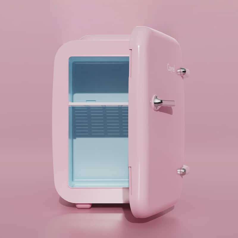 Caynel 4 Liter Portable Cooler and Warmer Mini Fridge for Home, Car