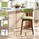 preview thumbnail 14 of 16, Wooden Upholstered Swivel Bar Chairs Set