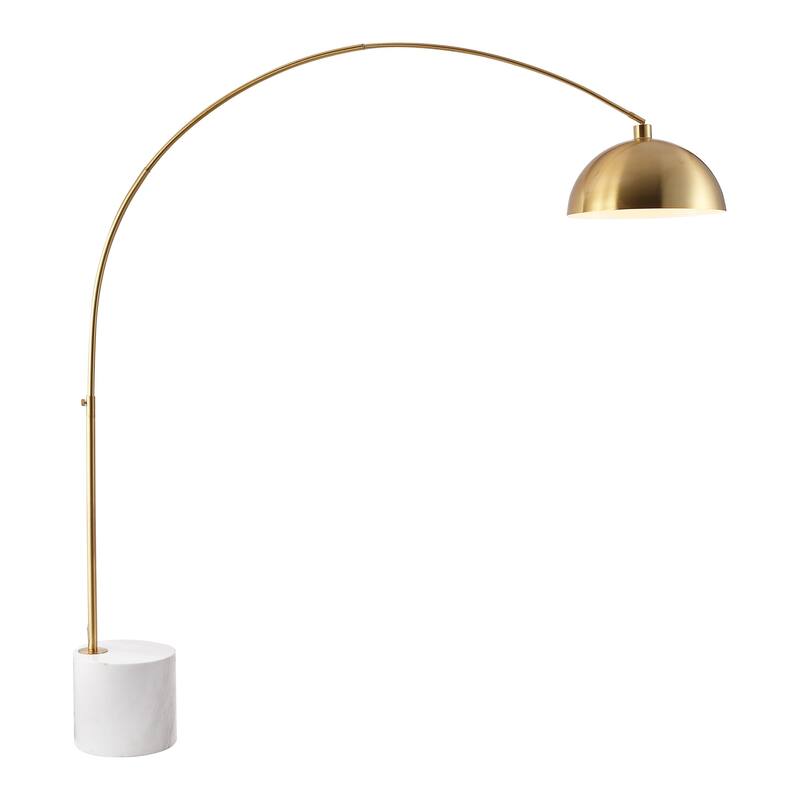 SAFAVIEH Couture Rosabellina 80-inch Marble Floor Lamp - 65"W x 14"D x 80"H