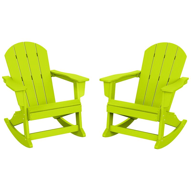 Laguna Hdpe All Weather Outdoor Patio Rocking Chair (Set of 2)