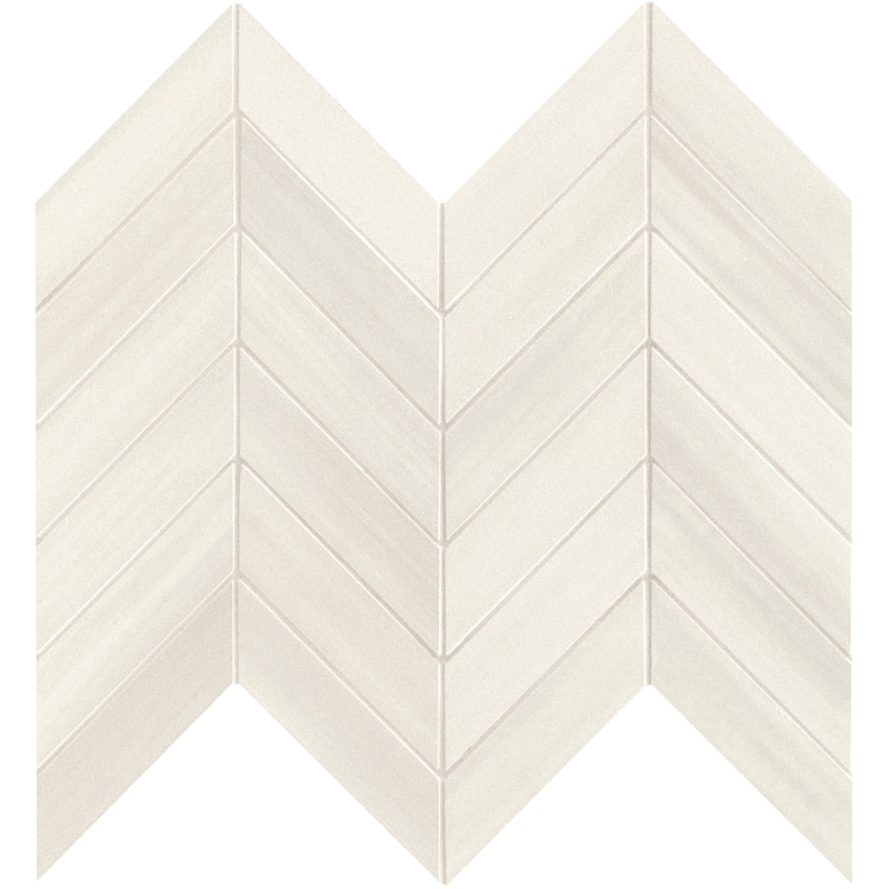 Ackland AKN-P-GL12X15CVM-CA Glacis - 12" x 15" Porcelain Chevron - Nevara