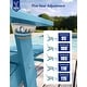preview thumbnail 16 of 52, WINSOON Set of 2 HIPS Folding Adirondack Chair with Adjustable Backrest and Retractable Ottoman