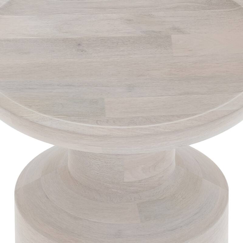 WYNDENHALL Norbury 16 inch Wide Solid Mango Boho Accent Table & Assembled