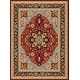 preview thumbnail 45 of 135, SAFAVIEH Lyndhurst Feryal Traditional Oriental Medallion Rug 10' x 14' - Red/Black