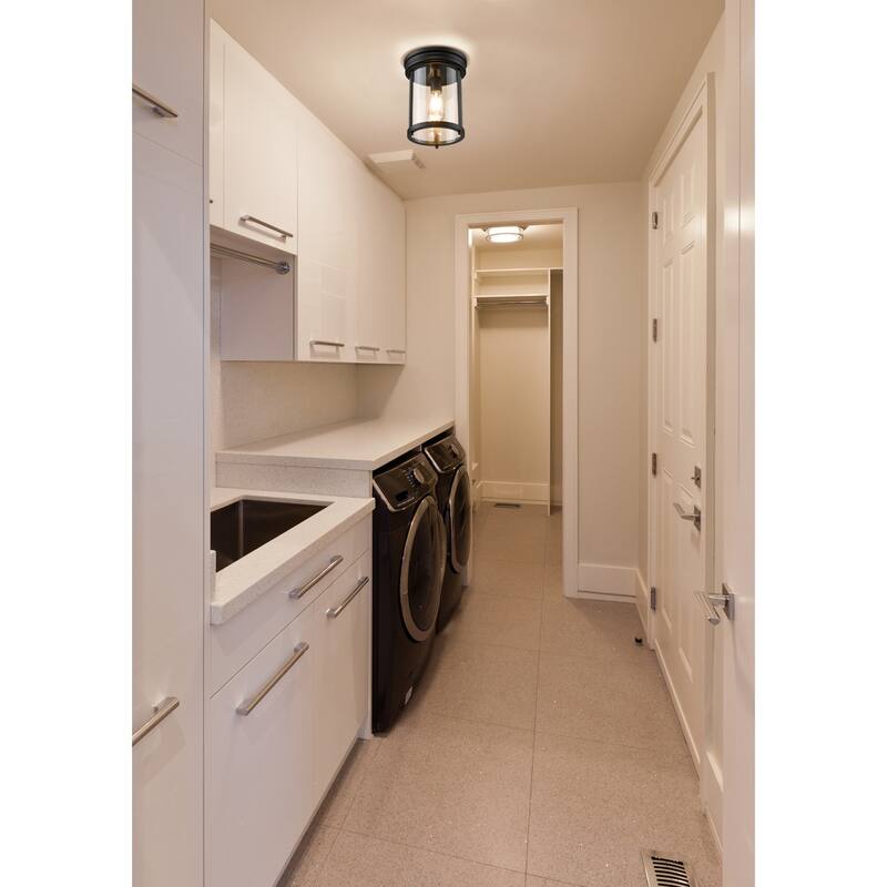 Z-Lite 742F9 Thayer 10" Wide Flush Mount Ceiling Fixture