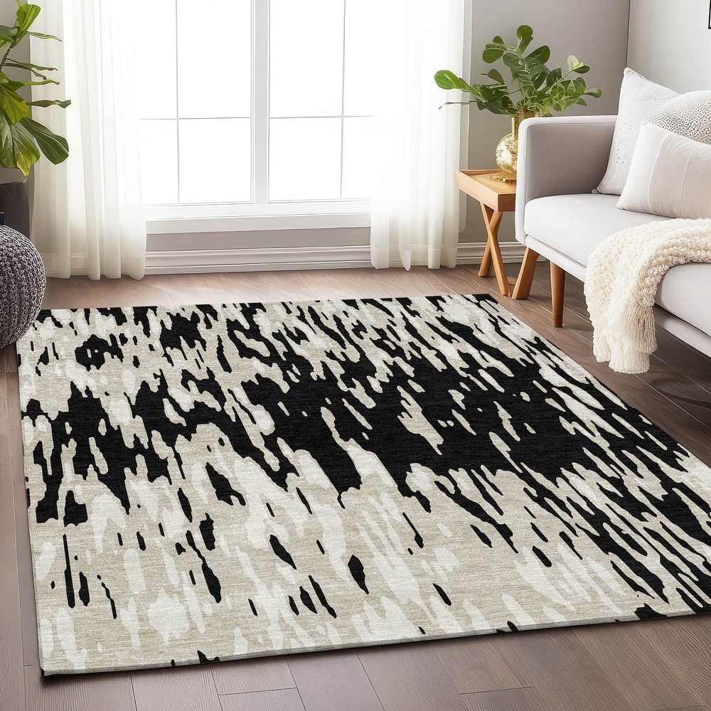 Premium Washable Super Soft Abstract Modern Mayfield Rug