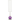 African Violet Jule Modern Floor Lamp - 12" x 60"