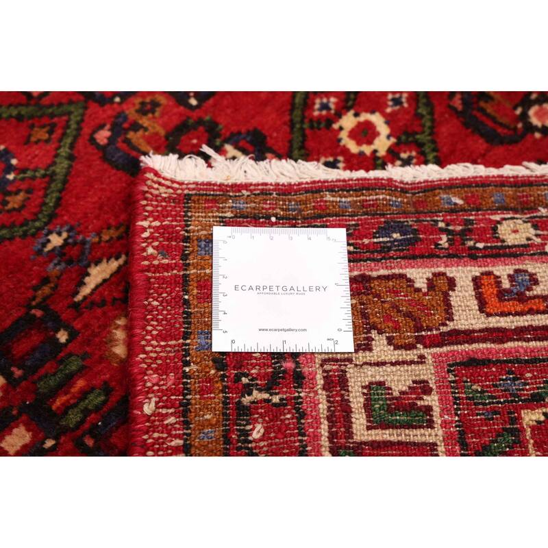 ECARPETGALLERY Hand-knotted Andelz Red Wool Rug - 2'10 x 13'3