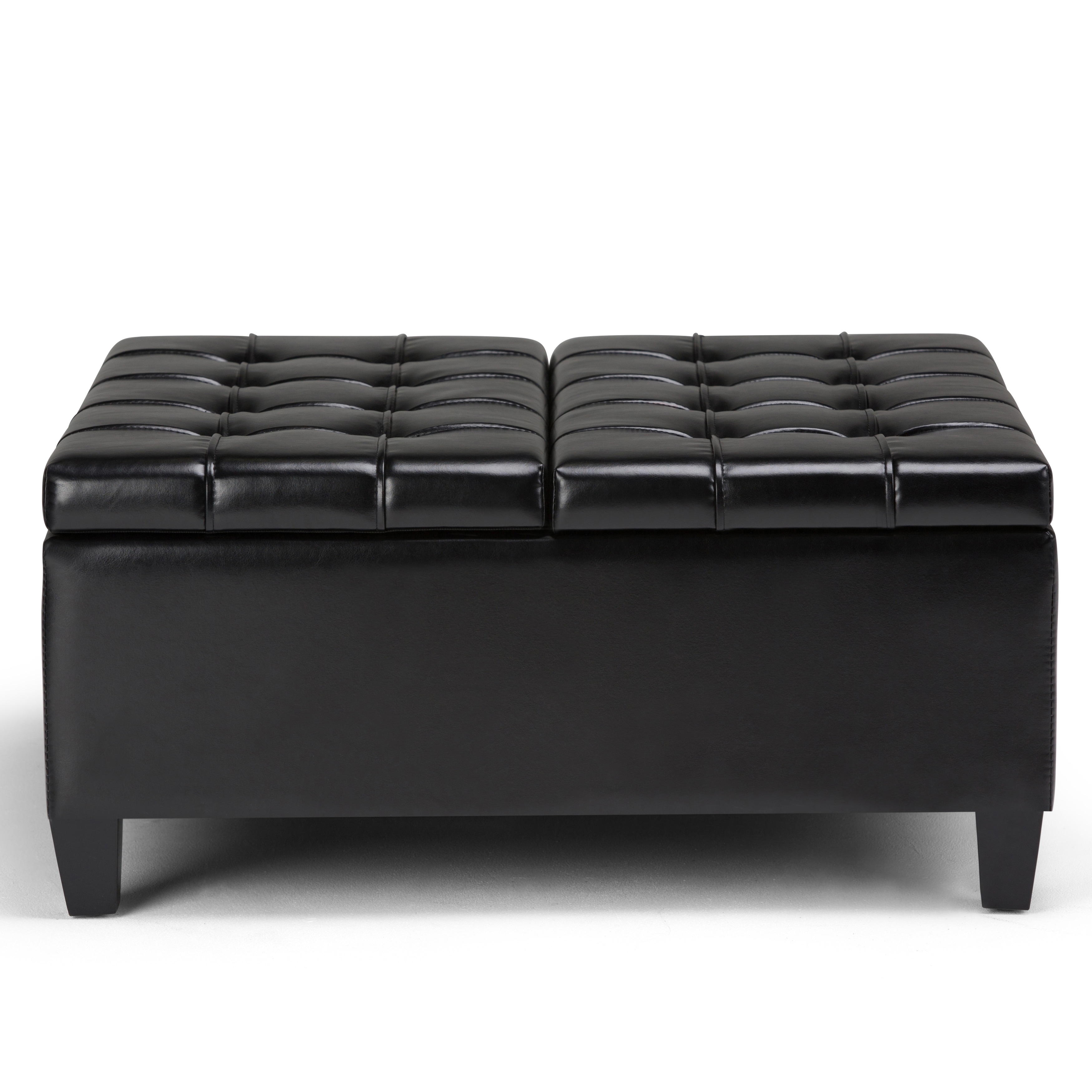 Wyndenhall ethan 34 inch wide mid century modern rectangle table new arrivals ottoman