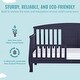 preview thumbnail 4 of 4, Dream On Me Dallas Toddler Day Bed, Navy - Navy Blue