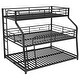 preview thumbnail 6 of 9, XL Triple Bunk Bed with Two Ladders - Sturdy Metal for Shared Bedrooms