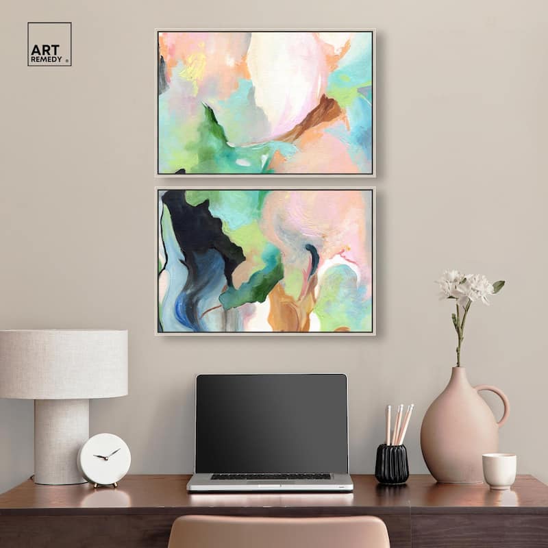 The Dreamer part II Canvas Set of 2 by Art Remedy