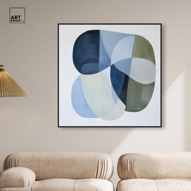 Serene Overlap II Canvas by Art Remedy