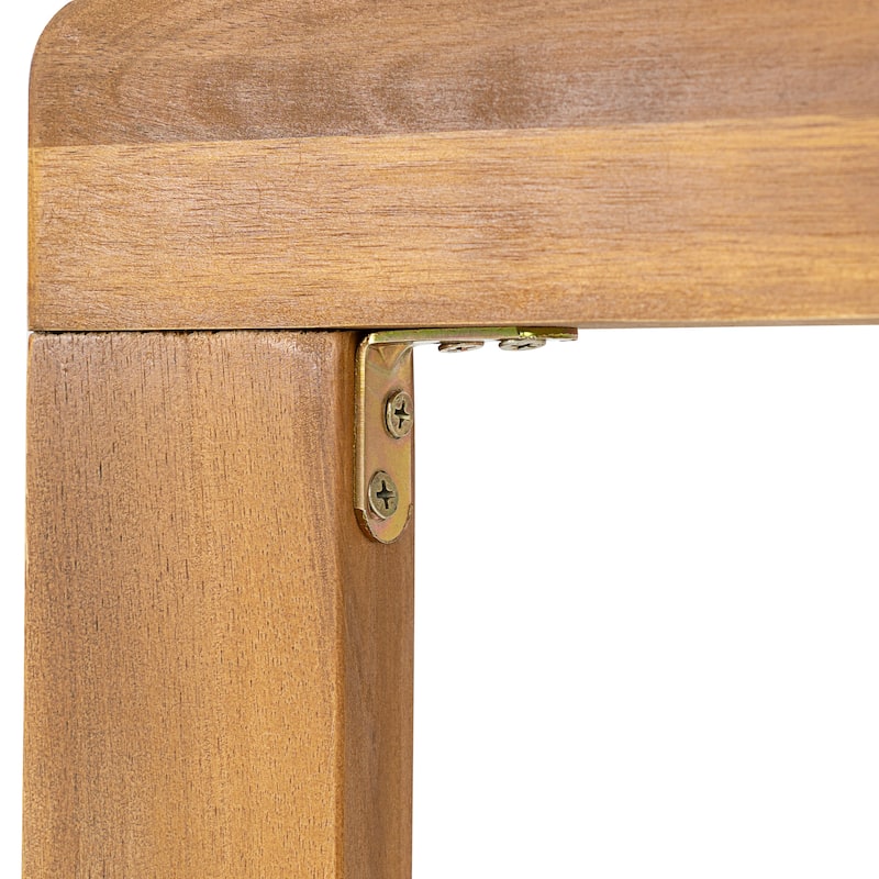 Christopher Knight Home - Solid Acacia Wood Outdoor Patio Dining 5/7-Piece Set with Cushions & Umbrella Hole