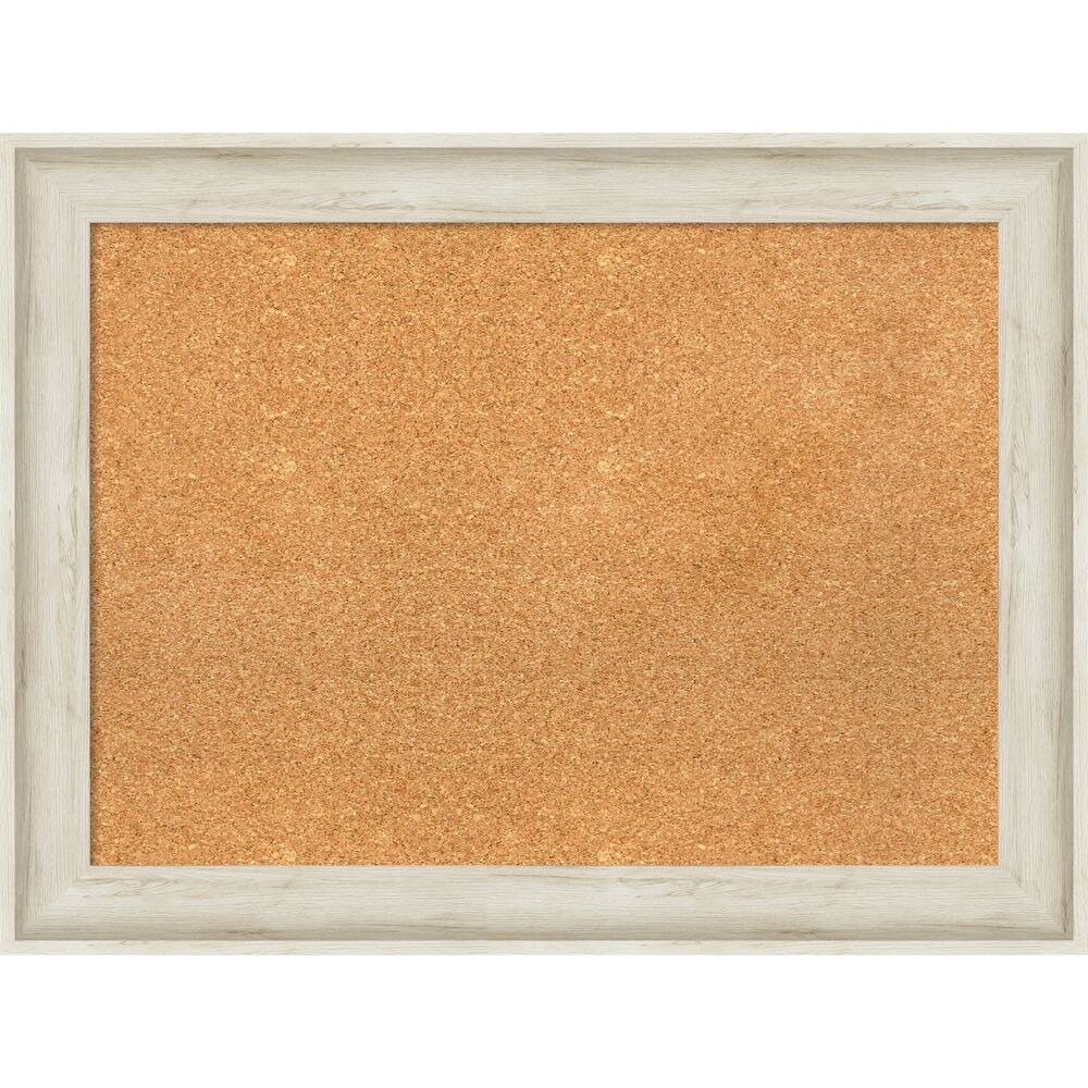 Regal Birch Cream Framed Cork Bulletin Memo Board